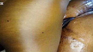 Ebony homemade passion for black cock explodes in heavy cum.