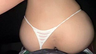 real mexican amateur latina's huge ass takes dildo in authentic sex