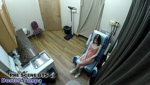 Dr Tampa's Hidden Trap: Petite Daisy Bean Spreads for Nurse Slap and Toy Vibes