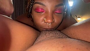 Lucy hayz and sascha cast ebony petite for bisexual interracial threesome