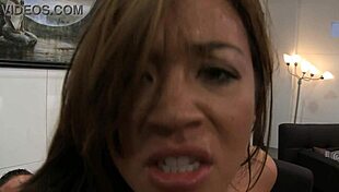 Mia Lelani pounded hard in heels and lingerie