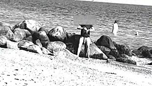 imagine spotting that huge cock swaying among nude beach nudists