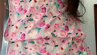 Spy Cam Catches Innocent Pajama Girl Flashing Curvy Tits And Pussy Secrets