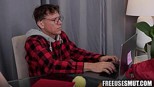 geeky stepbro pounds petite stepsis like a fucktoy with monster cock!