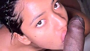 i eat her pussy and balls before dinner homemade ebony couple deepthroat facefuck