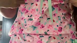 Spy Cam Catches Innocent Pajama Girl Flashing Curvy Tits And Pussy Secrets