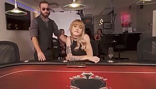 Shemale Devours Croupier Cock With Raw Hunger!