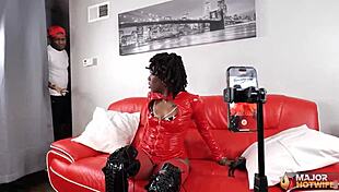 Exotic Brunette Kandy Love Begs Rome Majors' Big Cock for Hot Facial Cumshot