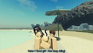 Fucking Roblox Catgirl Creampie at Beach