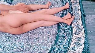 Bringing girlfriend home first time leads to cute bedroom fucking with daddy vibes