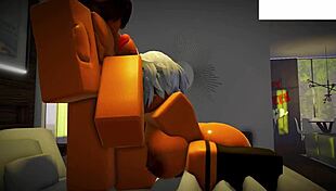 Roblox Slut Begs for Bareback Creampie Fill-Up