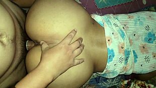 Curvy Latina Bent Over Quietly in Homemade Doggystyle with Visitors Nearby