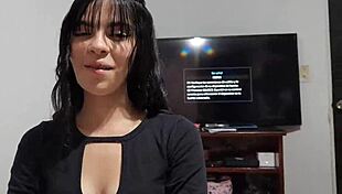 laura gets roasted and spurred playing rock paper scissors then fucked hot by him