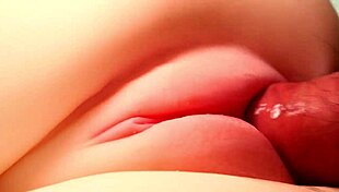 her intimate area looks flawlessly maintained up close