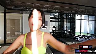 im amateur thai milf hittin gym wit big cock workout keepin fit n shapey