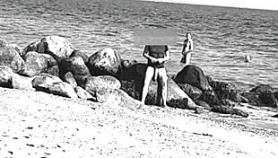 imagine spotting that huge cock swaying among nude beach nudists