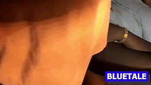 Neighbors' Ebony Babe Screams Riding Big Cock Doggystyle to Missionary in Bedroom