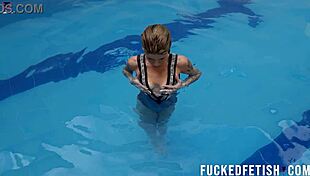 i'm entranced by ashlee rose's romantic underwater silver dress