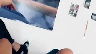 Squirting pussy overwhelmed in intense bdsm slapping session