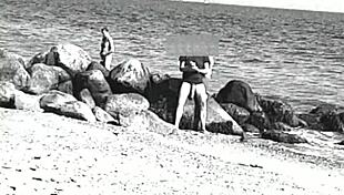 imagine spotting that huge cock swaying among nude beach nudists