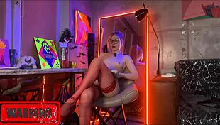 real time body morphing into eager anal slut craving bbc double penetration