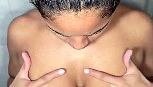 i eat her pussy and balls before dinner homemade ebony couple deepthroat facefuck