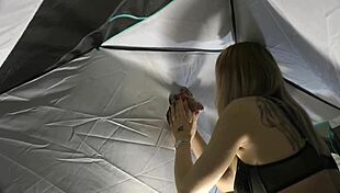 horny blonde milks gloryhole cock to ruined orgasm cumshot