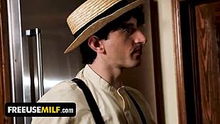 overwhelmed with desire milf takes anal pounding after work mistake