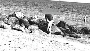 imagine spotting that huge cock swaying among nude beach nudists