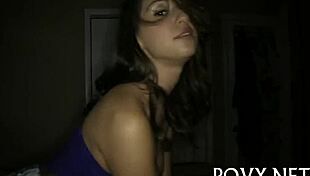 sexy sara luv's shaved tight pussy gets pounded pov by cock with oral and orgasms