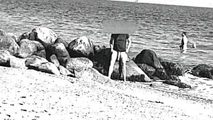 imagine spotting that huge cock swaying among nude beach nudists