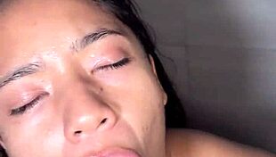 i eat her pussy and balls before dinner homemade ebony couple deepthroat facefuck