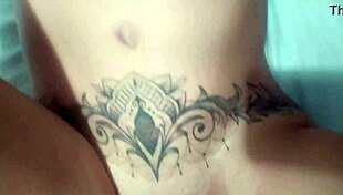 Young guy fills wife's pussy with cum on his first time ever