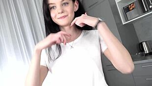 shy teen kitty faces her first master class with valter karo stretching every tight hole