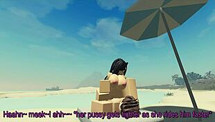 Fucking Roblox Catgirl Creampie at Beach