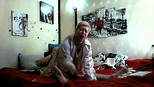 whoa, depraved mature aimee and her bald hubby shoot homemade fucking vids for pure fun 😈💦