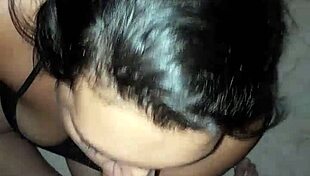 Prostitute milks rent from cock with tight grip