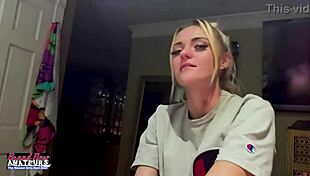 petite blonde caresses nipples teases smooth spot