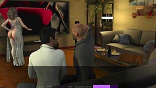 surprise for the boss with lingerie pussy play!