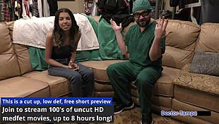 Dr Tampa Gives Neighbor Aria Nicole Her First Intense Gyno Exam