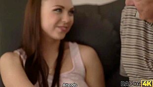 hey, flirty teen gets pounded by old daddy in every position possible