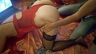 heart pounds as white milf dirty talks during pov ass to mouth