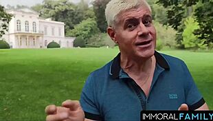 Dan's Chubby Bodybuilder Pounds Petite in Passionate Double Doggie