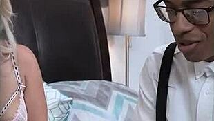 you watching stepmom ride nerdy black friend's bbc?