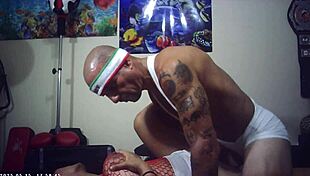 behind the scenes half asian big tit babe in glasses gets her shaved pussy powerfucked loud