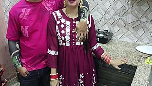 Desi indian bhabhi roughly fucked by devar in kitchen hindi dirty