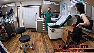 A Stimulating Exam With Ditria Rose's Pierced Nipples