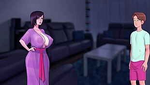 Chubby big ass teacher mommy gets fucked in Sexnote parody part 6