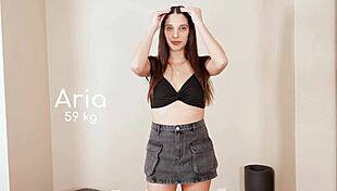 i creampied tall italian aria sloane in hot pink bodysuit fit18