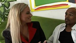 Massive black cock ravages hot milf Kylie G's curvy body hard